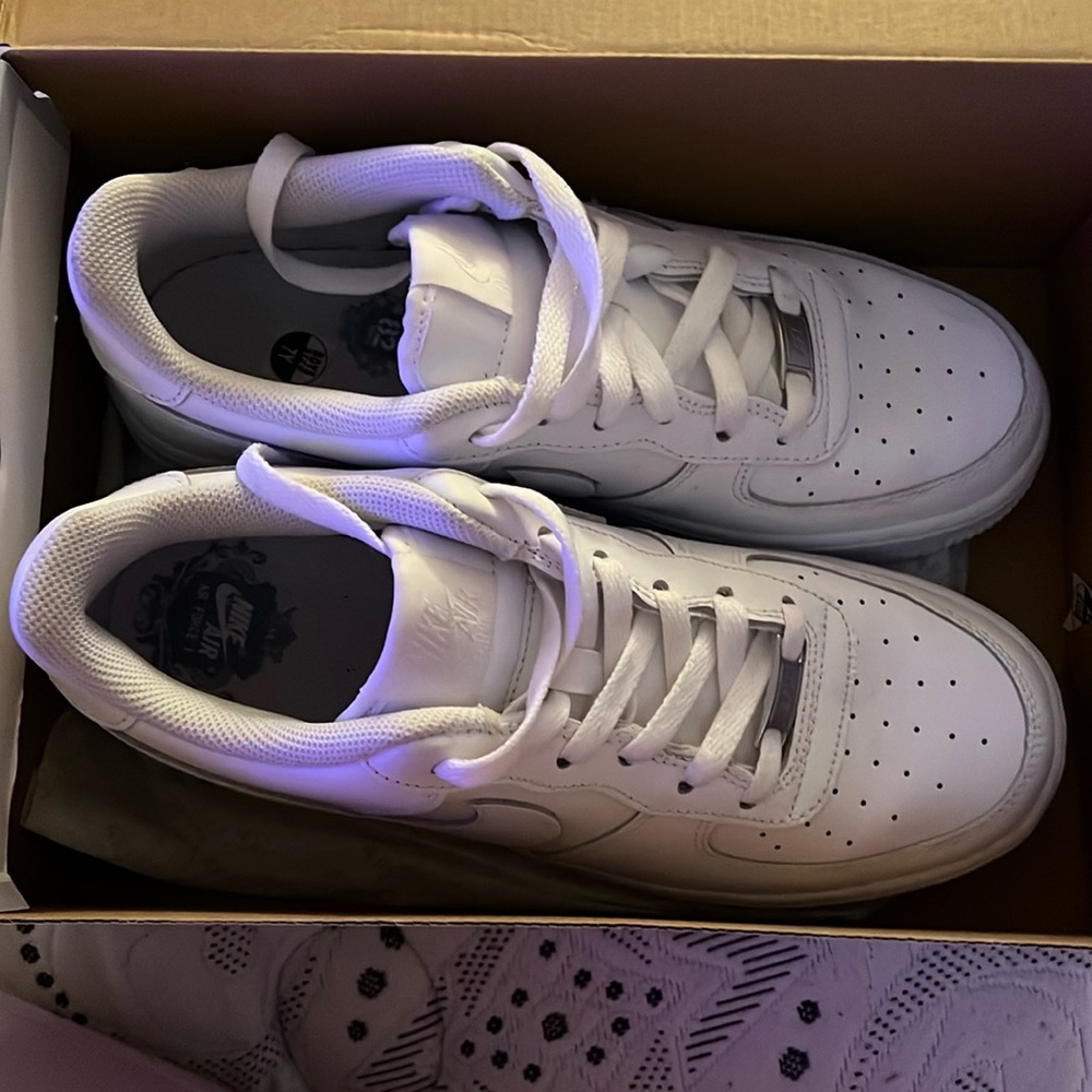 White Air Force 1s Worn 3 times
